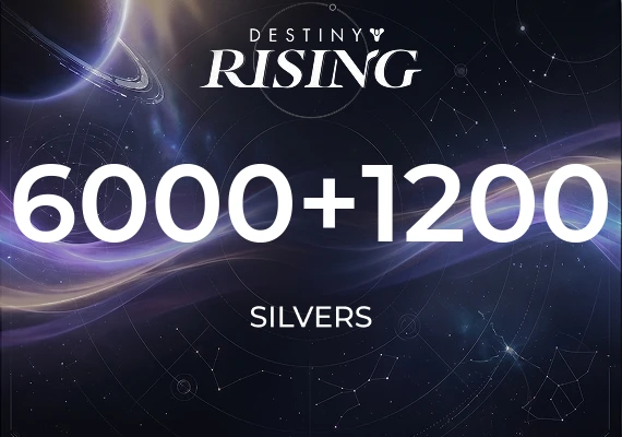 Destiny: Rising - 6000 + 1200 Silver Direct Top-Up - GLOBAL